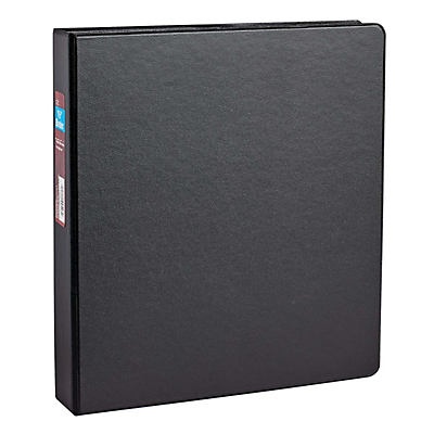 slide 1 of 1, GTC Economy RoundRing Storage Binder - Black, 1.5 in