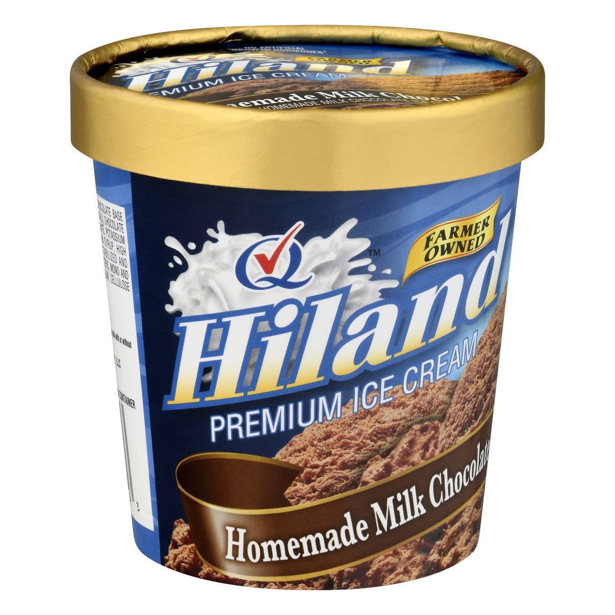 slide 2 of 13, Hiland Dairy Premium Homemade Milk Chocolate Ice Cream 1 pt, 1 pint