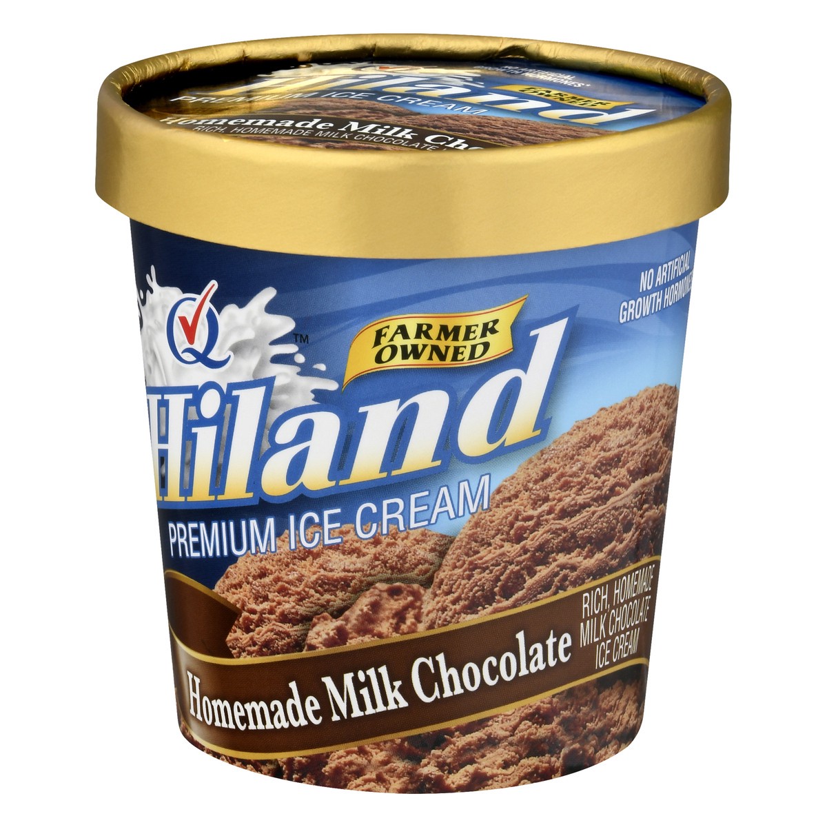 slide 13 of 13, Hiland Dairy Premium Homemade Milk Chocolate Ice Cream 1 pt, 1 pint