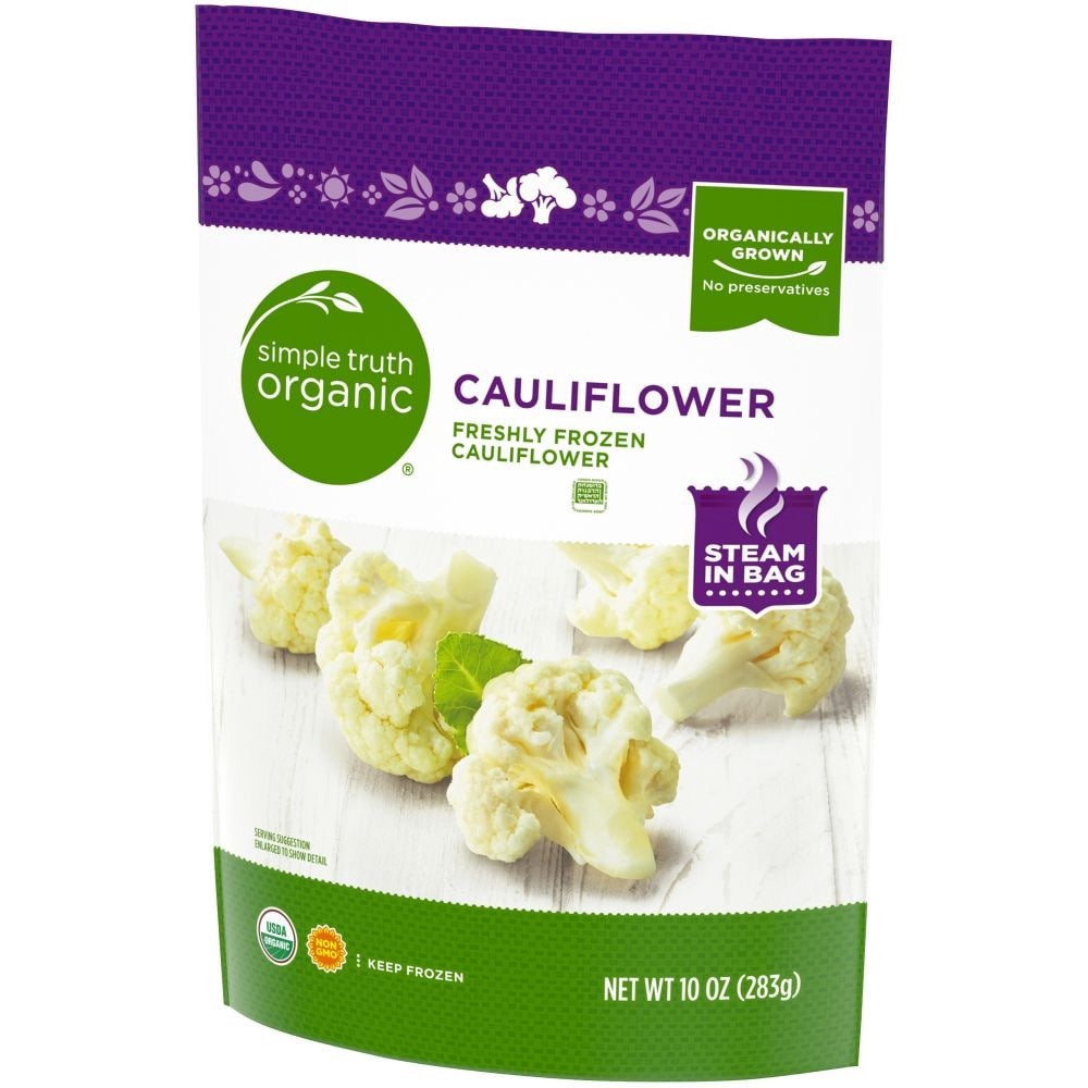 slide 2 of 3, Simple Truth Organic Frozen Cauliflower, 10 oz