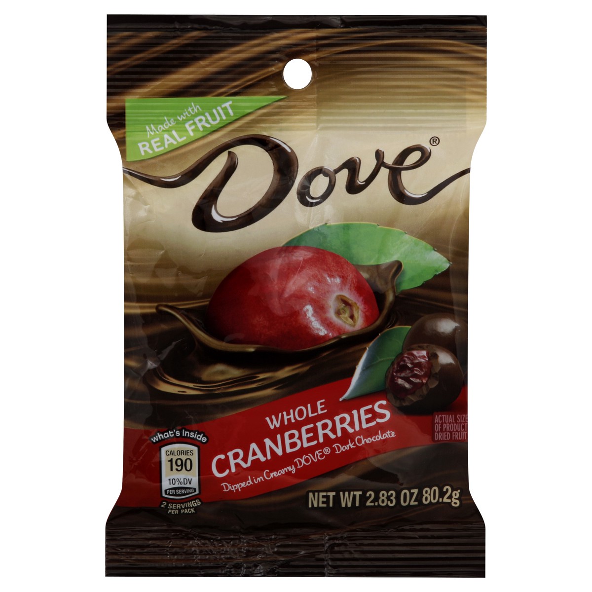 slide 3 of 3, Dove Cranberries 2.83 oz, 2.83 oz