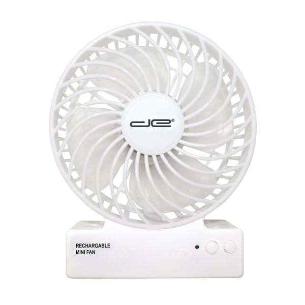 slide 1 of 5, Digital Energy Portable Mini Usb Fan, 5-1/8"H X 2"W, White, 1 ct