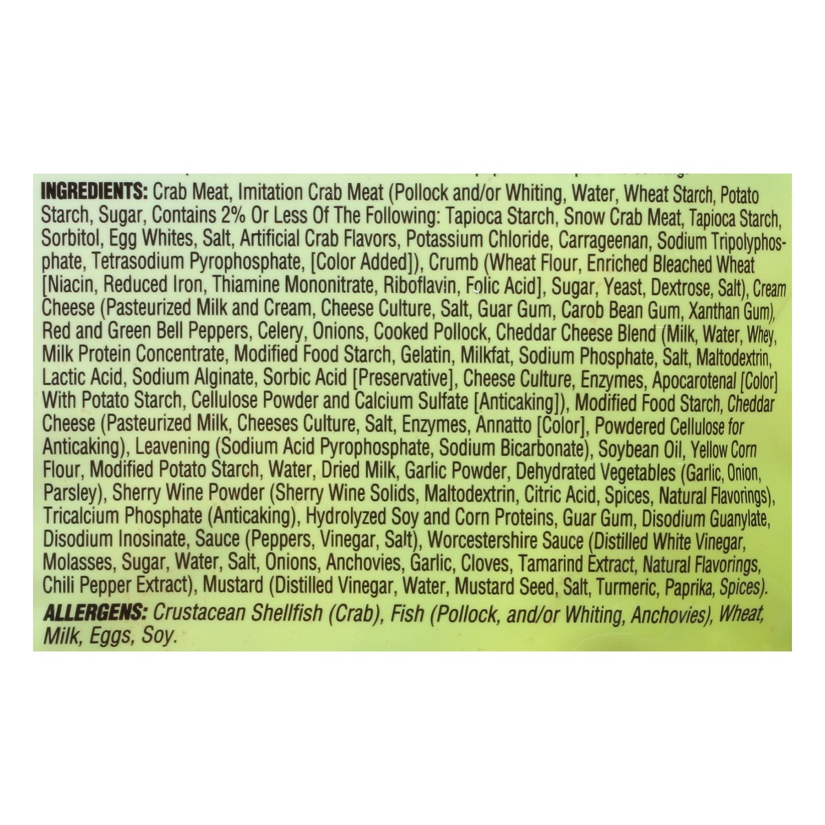 slide 10 of 12, Wholey Crab & Cheese Bites, 8 oz