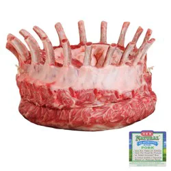 H-E-B Natural Pork Loin Crown Roast Bone-In