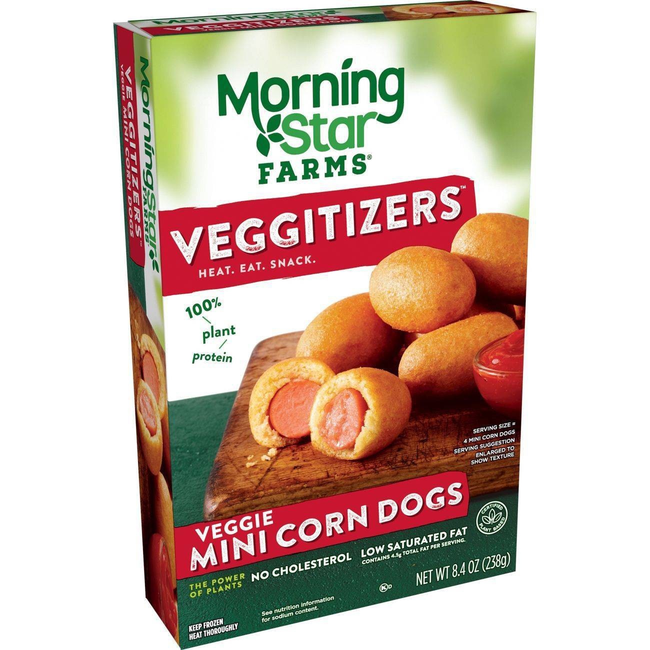 slide 1 of 7, MorningStar Farms Veggie Mini Corn Dogs, 8.4 oz