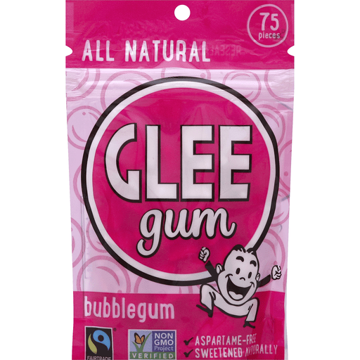 slide 1 of 1, Glee Gum Bubblegum Gum, 2.9 oz