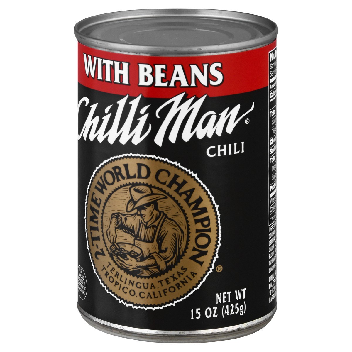 slide 3 of 9, Chilli Man Chili With Beans, 15 oz