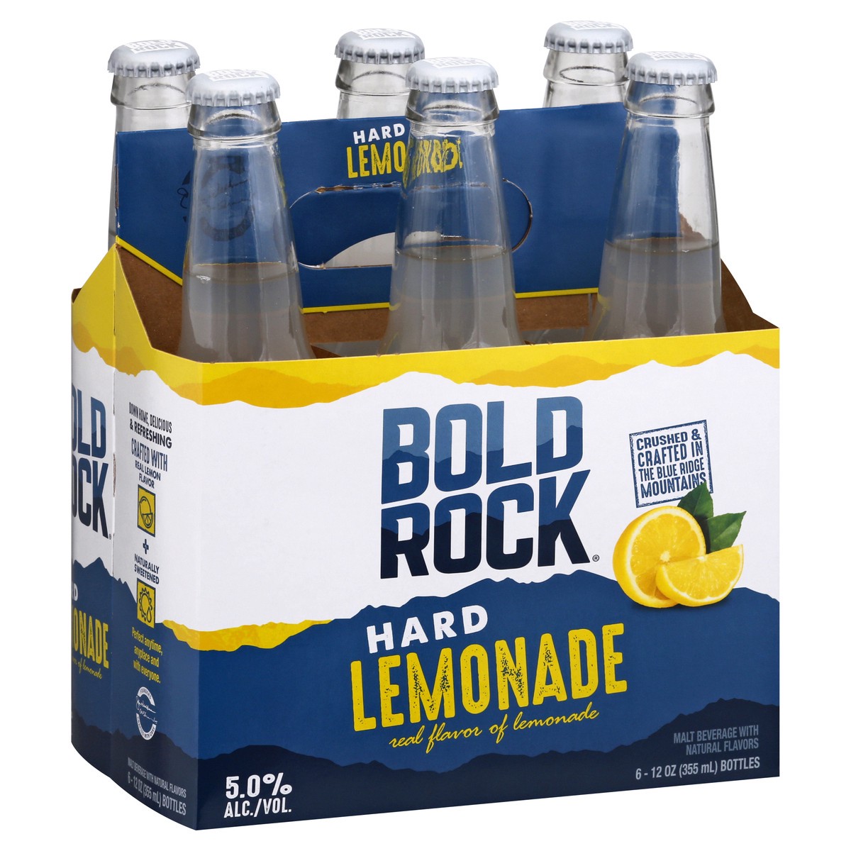 slide 2 of 9, Bold Rock 6 Pack Hard Lemonade 6 ea, 6 ct; 12 oz