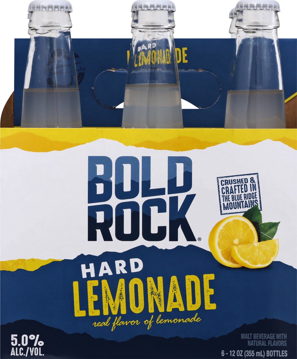 slide 4 of 9, Bold Rock 6 Pack Hard Lemonade 6 ea, 6 ct; 12 oz