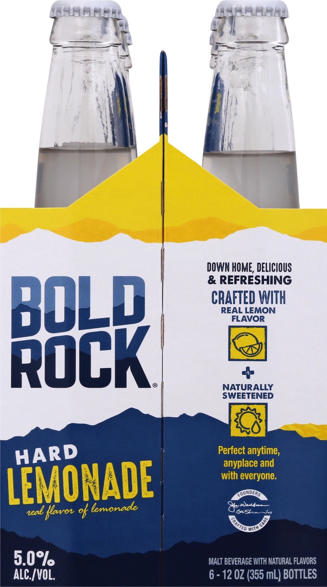 slide 3 of 9, Bold Rock 6 Pack Hard Lemonade 6 ea, 6 ct; 12 oz