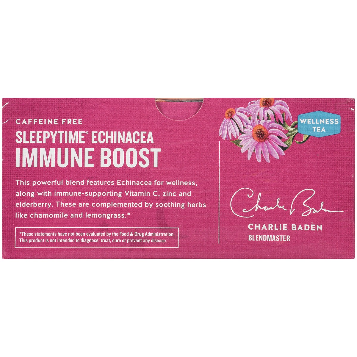 slide 6 of 7, Celestial Seasonings Sleepytime Echinacea Immune Boost Herbal Supplement Tea Bags 20 ct Box, 1.3 oz