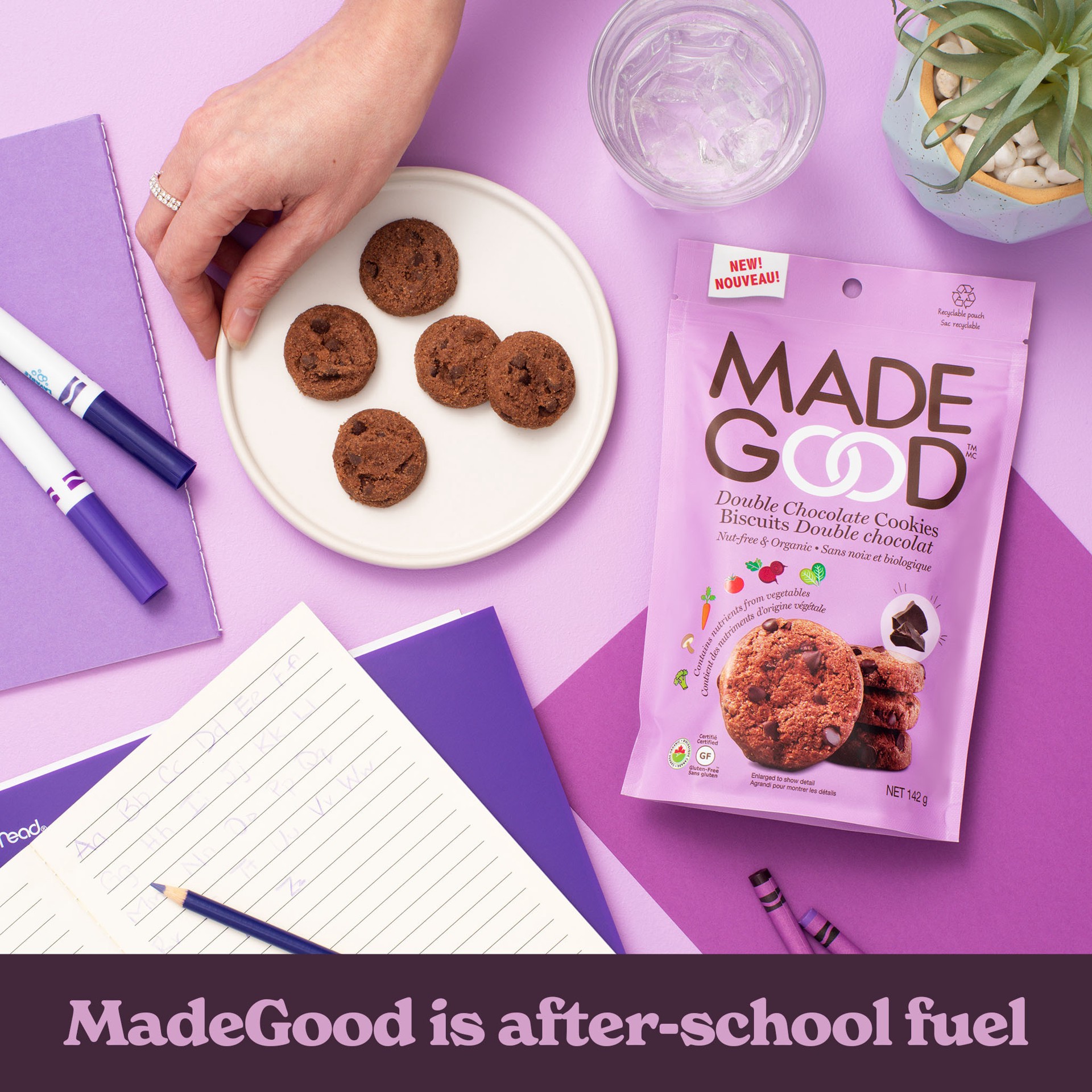 slide 6 of 7, MadeGood Double Chocolate Cookies 5.0 oz, 5 oz