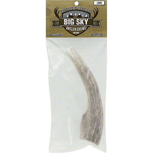slide 1 of 2, Big Sky Large Antler Chew, 1 ct