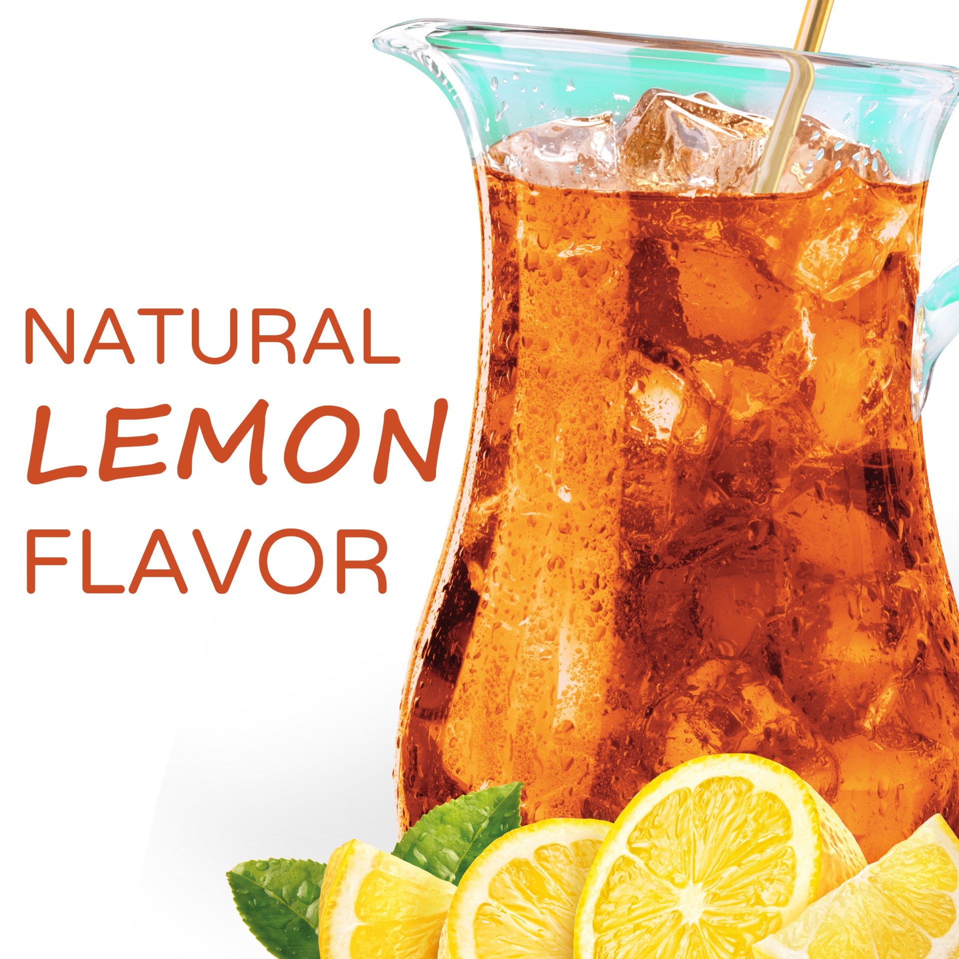 slide 2 of 10, Crystal Light Lemon Iced Tea Naturally Flavored Powdered Drink Mix Pitcher, 6 ct