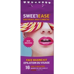 slide 1 of 1, SweetEase Face Waxing Kit, 16 ct
