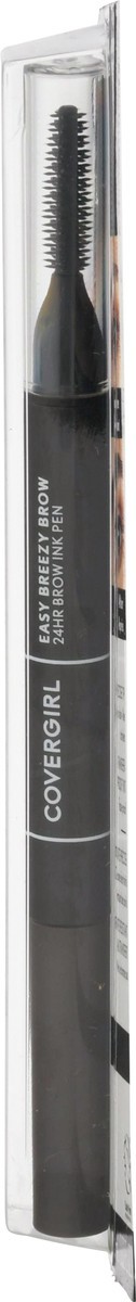 slide 8 of 9, Covergirl Easy Breezy Brow Rich Brown 400 Brow Ink Pen 0.02 fl oz, 0.02 fl oz