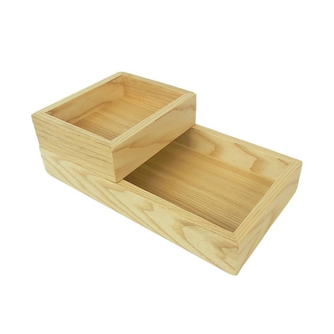 slide 1 of 3, Haven Eulo Wooden Tray - Ash wood, 1 ct