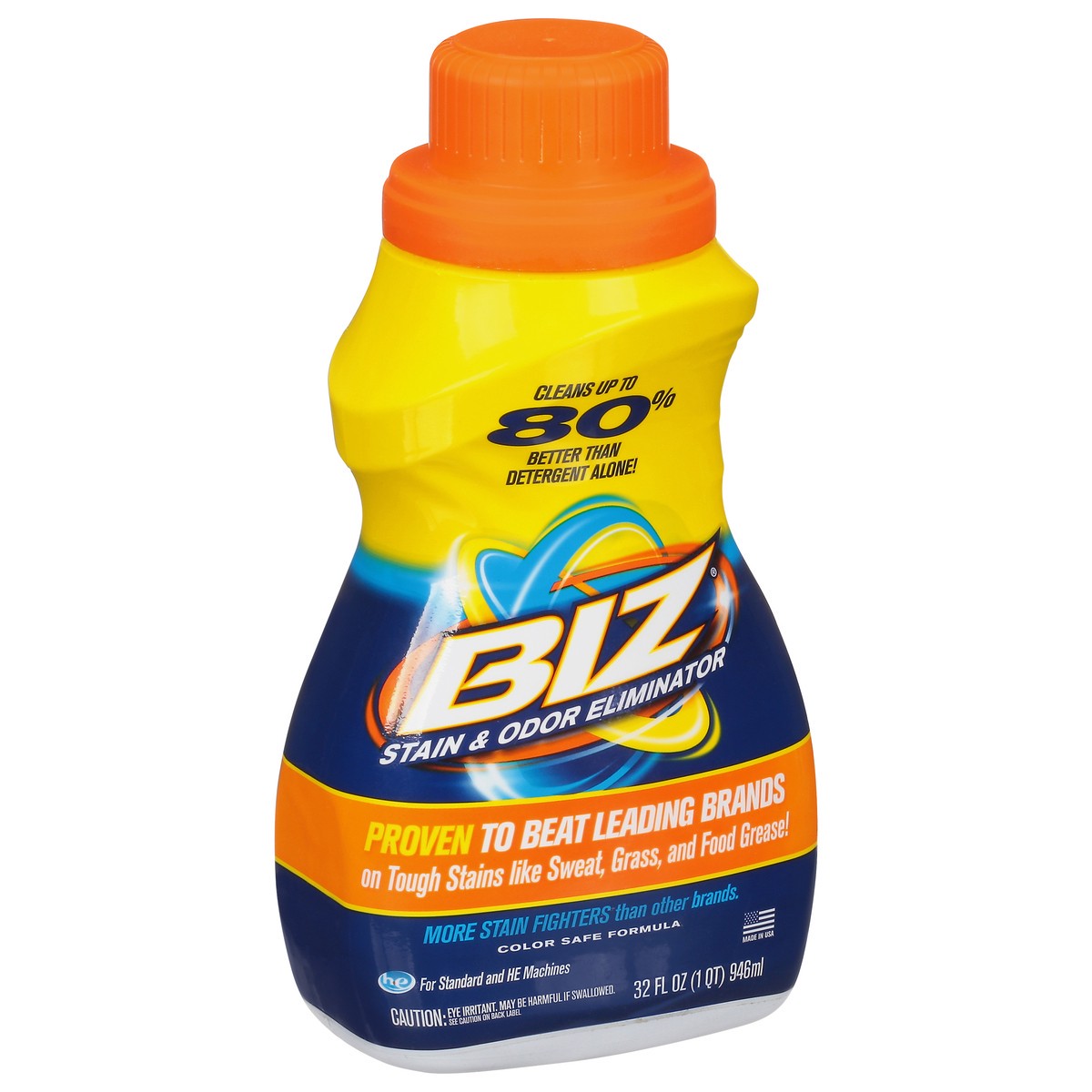 slide 2 of 12, BIZ Stain & Odor Eliminator 32 fl oz, 32 fl oz