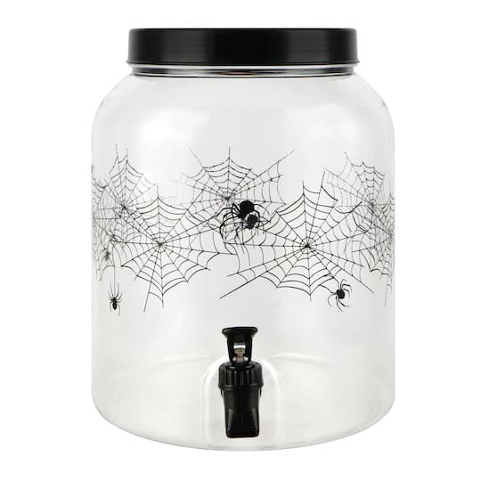 slide 1 of 2, 8.4qt. Spiderweb Drink Dispenser By Celebrate It, 8.4 qt
