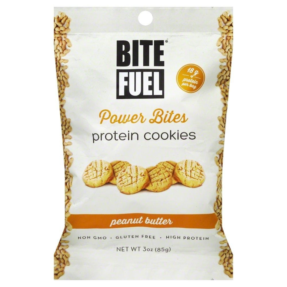 slide 1 of 1, Bite Fuel Peanut Butter Protein Cookies, 3 oz
