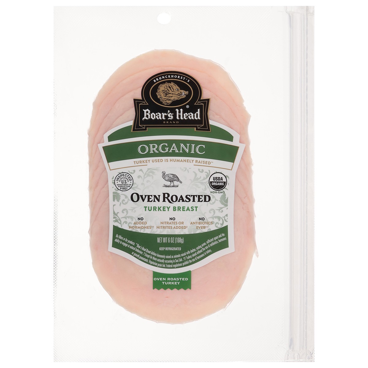 slide 1 of 9, Boar's Head Simplicity Organic Roasted Turkey Breast, 6 oz