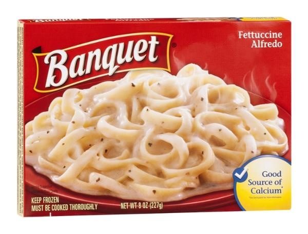 slide 1 of 1, Banquet Fettuccine Alfredo, 8 oz