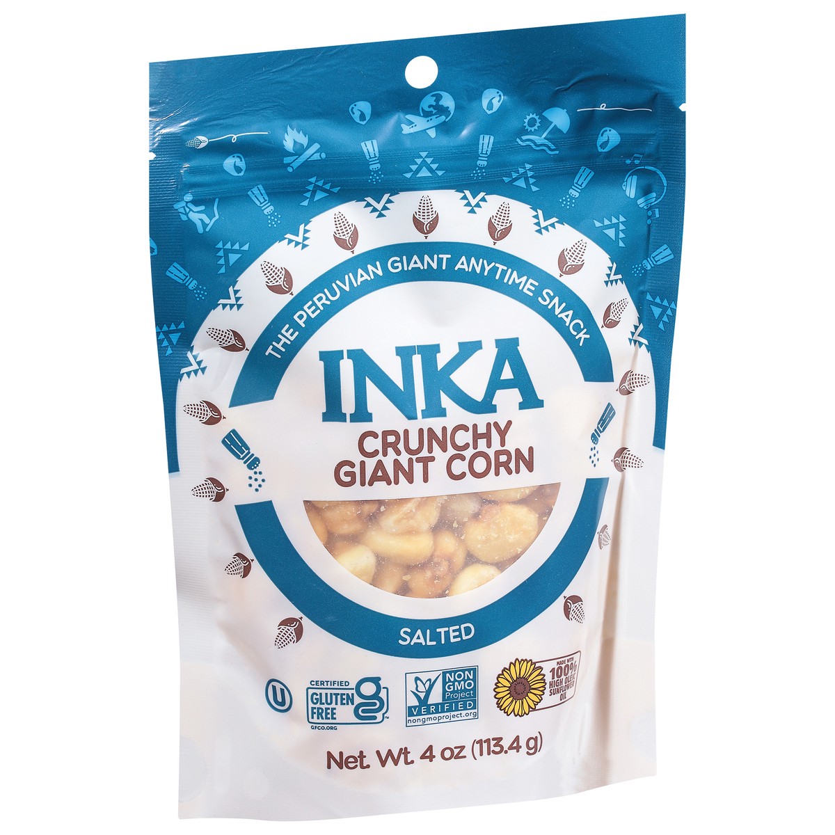 slide 2 of 9, inka Salted Crunchy Giant Corn 4 oz, 4 oz