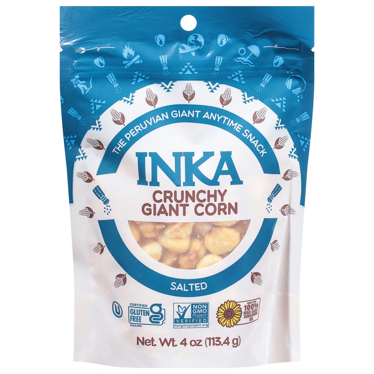 slide 1 of 9, inka Salted Crunchy Giant Corn 4 oz, 4 oz