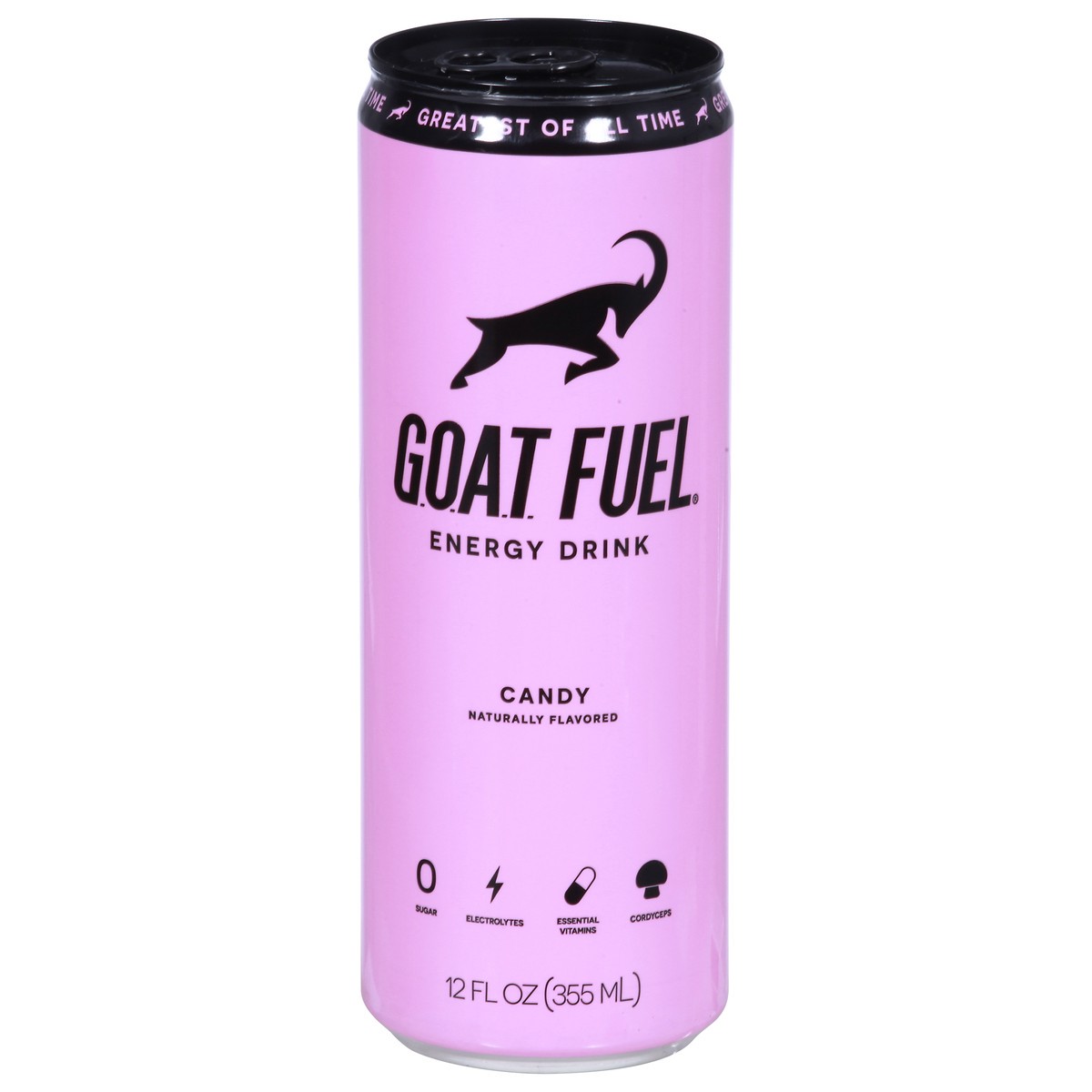 slide 1 of 9, G.O.A.T. Fuel Energy Drink, Pink Candy - 12 fl oz, 12 fl oz