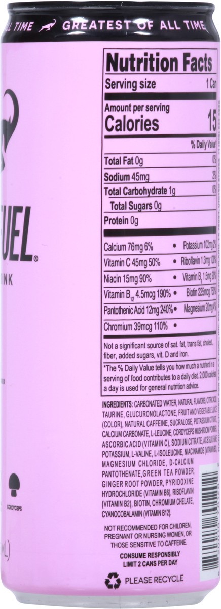 slide 4 of 9, G.O.A.T. Fuel Energy Drink, Pink Candy - 12 fl oz, 12 fl oz