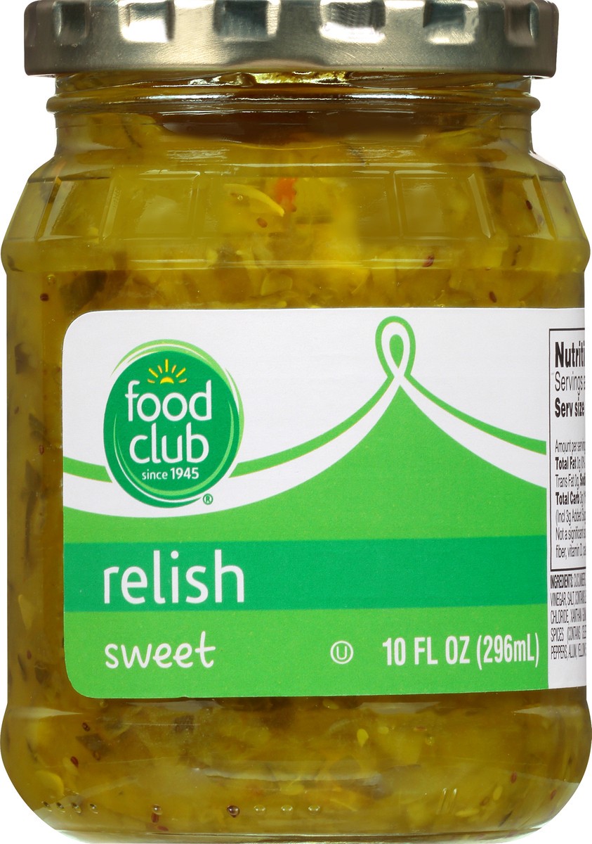 slide 8 of 9, Food Club Sweet Relish 10 oz Jar, 10 oz