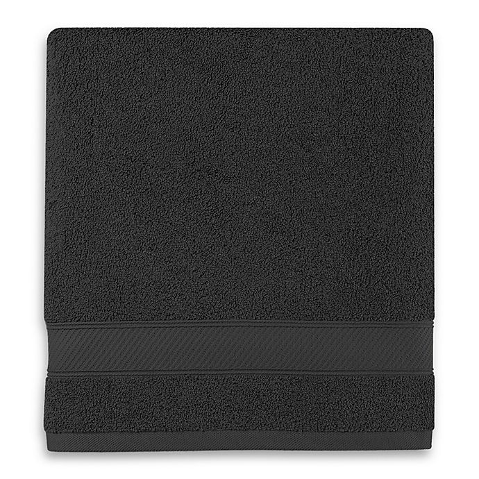 slide 1 of 3, Wamsutta Hygro Duet Bath Towel - Ebony, 1 ct