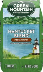 Green Mountain Coffee Ground Medium Roast Nantucket Blend Coffee 12 oz