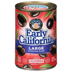 Early California Pitted Ripe Large Olives 6 oz