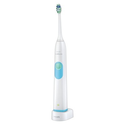 slide 1 of 4, Sonicare 2 Series Plaque Control White Battery Electric Toothbrush - HX6211/04, 1 ct