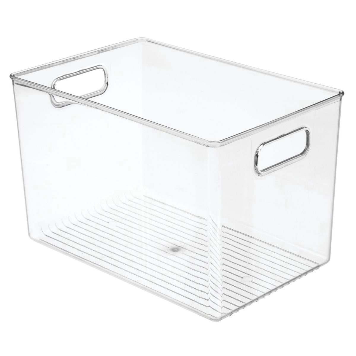 slide 1 of 17, InterDesign Linus Storage Bin - Clear, 12 x 8 x 7.75 in