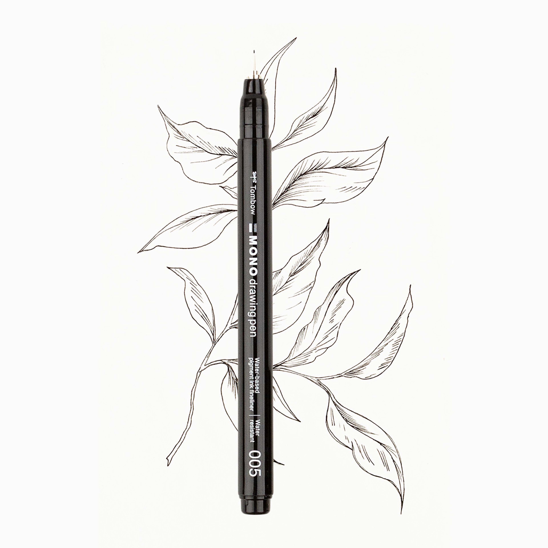 slide 8 of 9, Tombow Mono 005 Black Drawing Pens, 2ct., 2 ct