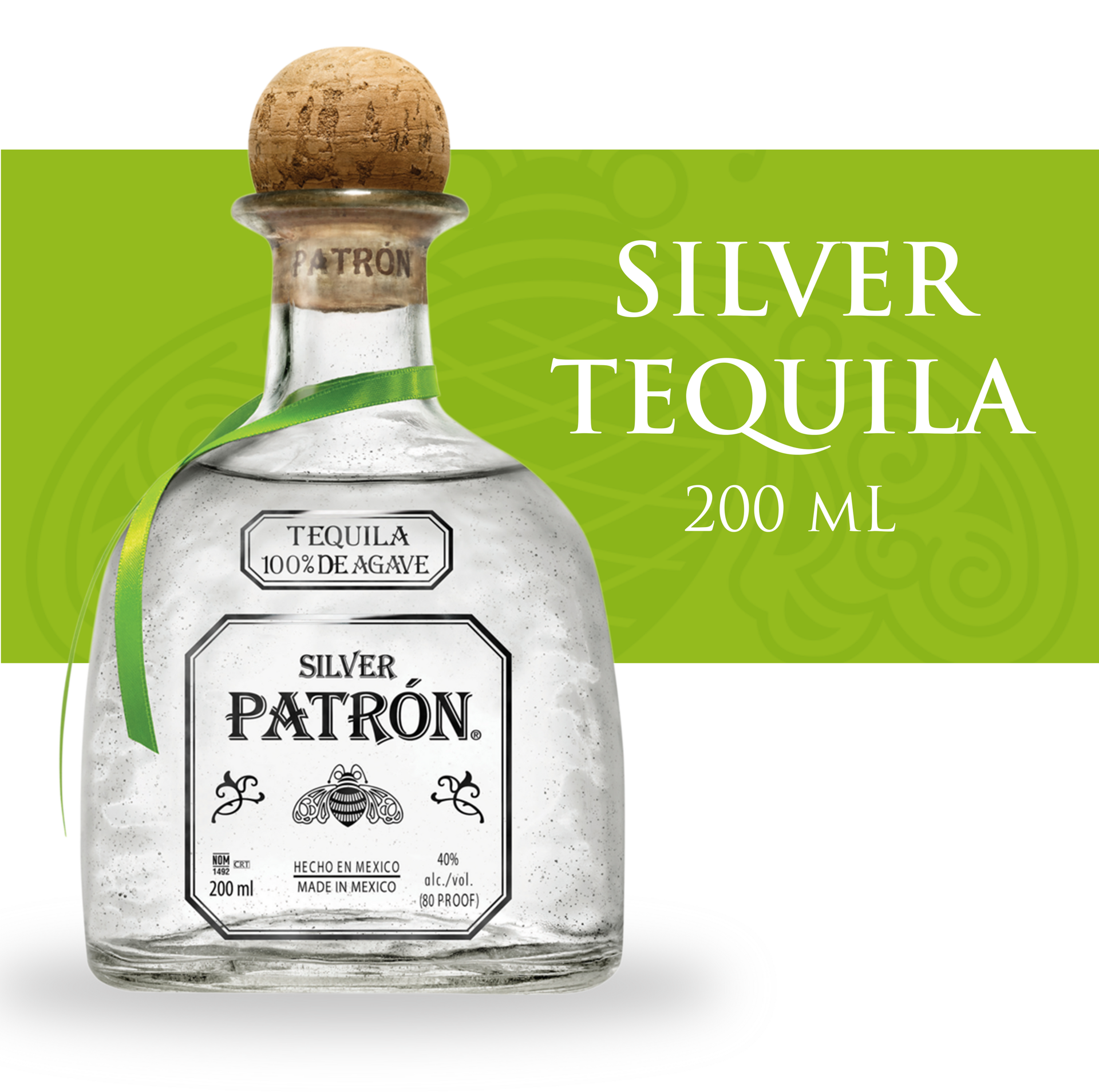 slide 4 of 5, Patrón Tequila 200 ml, 200 ml