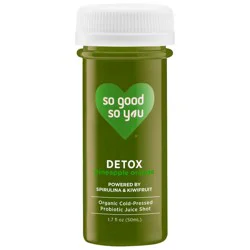 So Good So You Detox Pineapple Orange Probiotic Shot