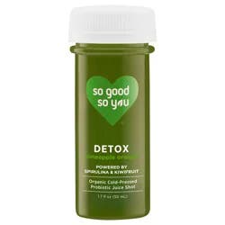 So Good So You Detox Pineapple Orange Organic Probiotic Shot - 1.7 fl oz