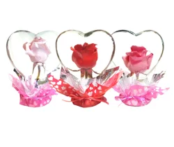 Heart Rose Globes