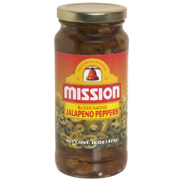 slide 1 of 1, Mission Sliced Nacho Jalapeno Peppers, 16 fl oz