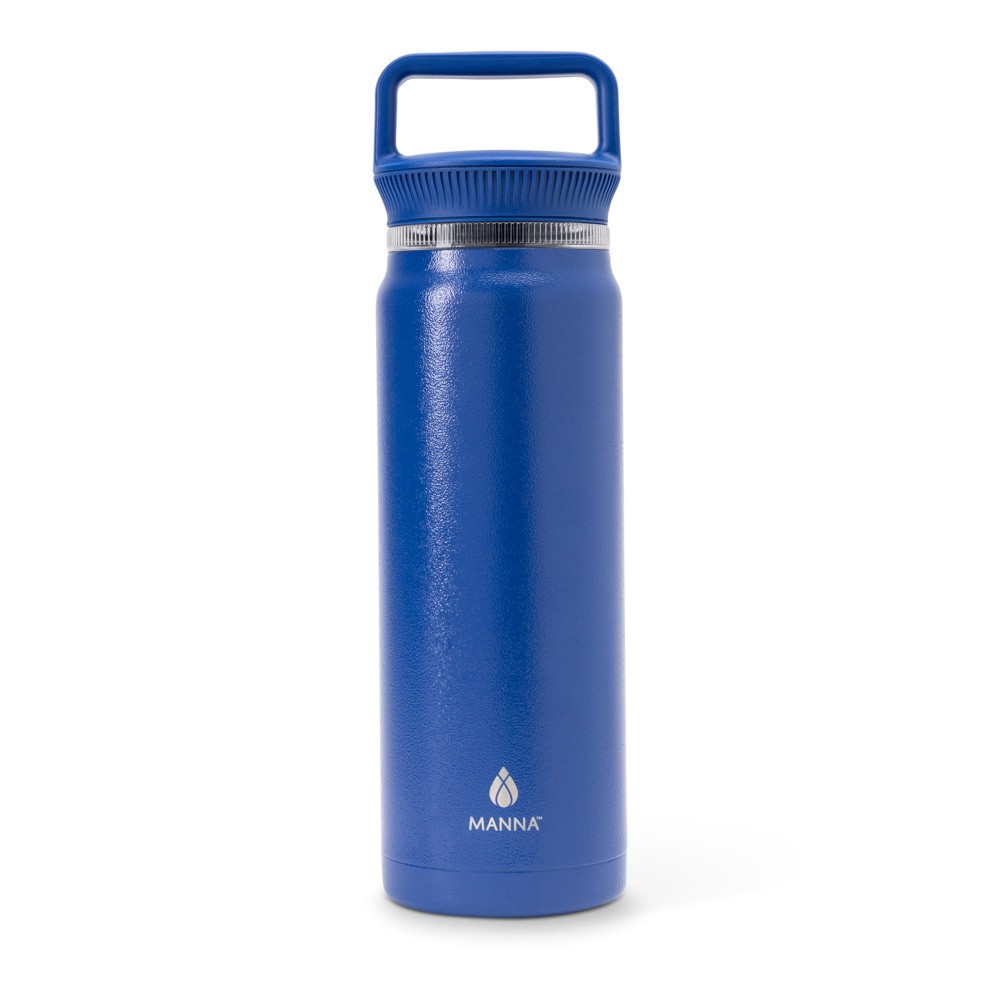 slide 4 of 4, Manna™ Everett™ Stainless Steel Water Bottle - Blue, 32 oz