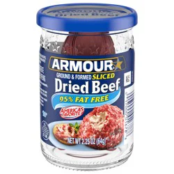 Armour Star Sliced Dried Beef, 9g Protein Per Serving, Canned Meat, 2.25 oz. Can