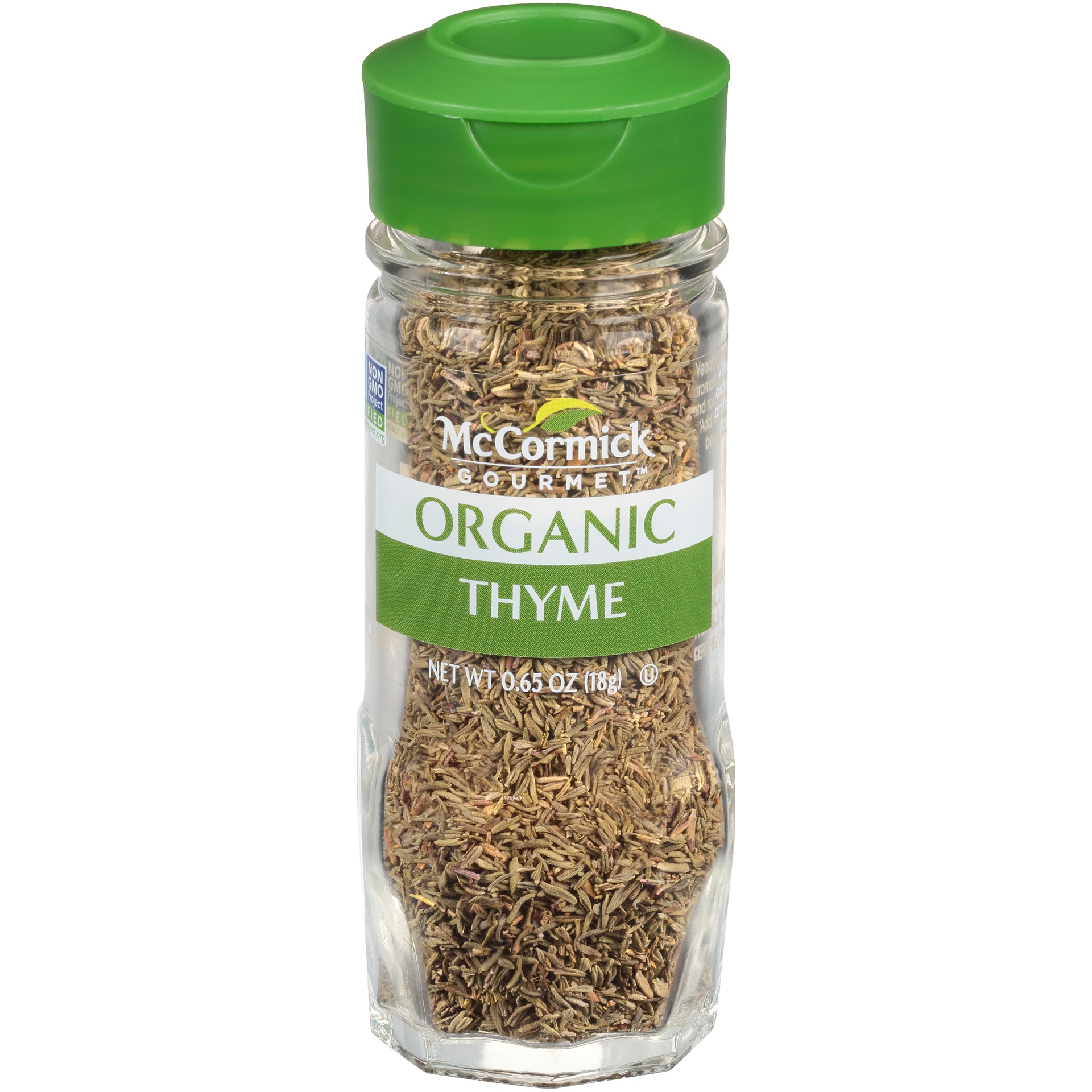 slide 1 of 6, McCormick Gourmet Organic Thyme Leaves, 0.65 oz