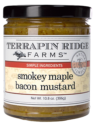 slide 1 of 1, Terrapin Ridge Mustard Smokey Maple Bacon, 10.8 oz