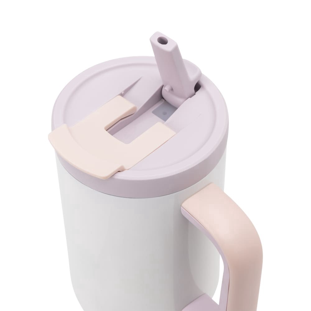 slide 4 of 5, Manna™ Adventure™ Handled Tumbler - Cream Shimmer, 32 oz