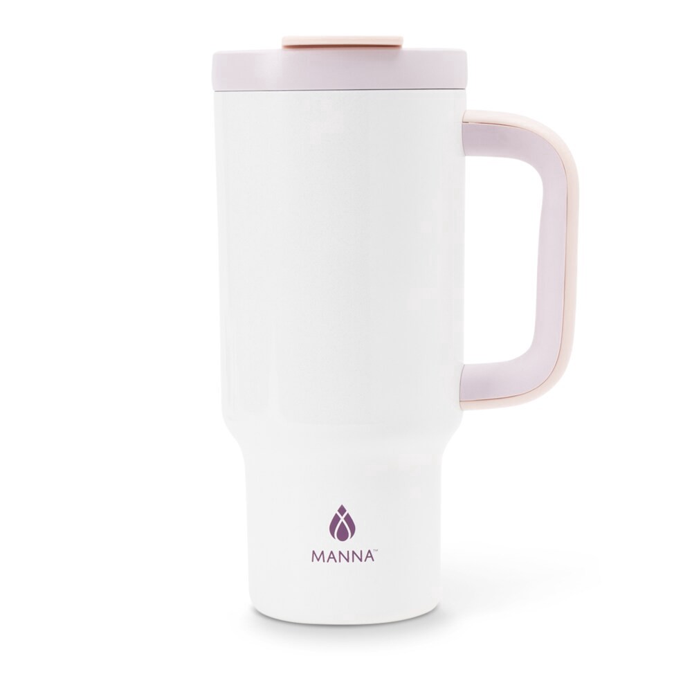 slide 5 of 5, Manna™ Adventure™ Handled Tumbler - Cream Shimmer, 32 oz