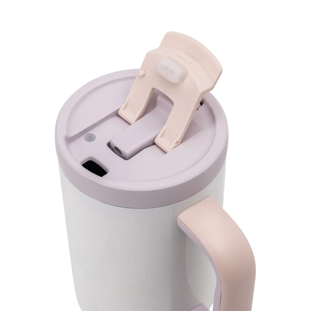 slide 3 of 5, Manna™ Adventure™ Handled Tumbler - Cream Shimmer, 32 oz