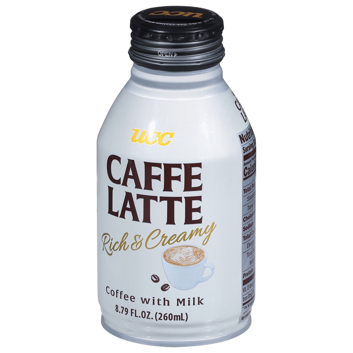 slide 12 of 13, UCC Rich & Creamy Caffe Latte 8.79 fl oz, 8.79 fl oz